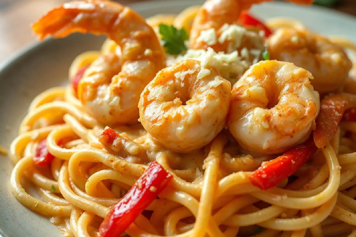 Creamy Cajun Shrimp Pasta