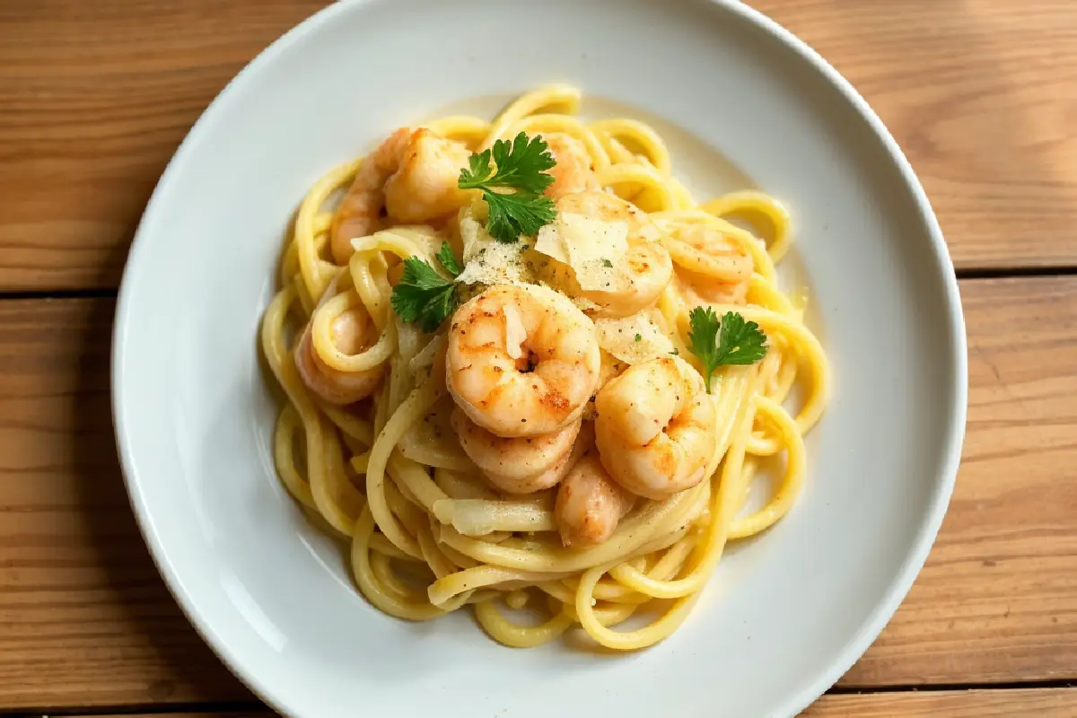 Creamy Cajun Shrimp Pasta 