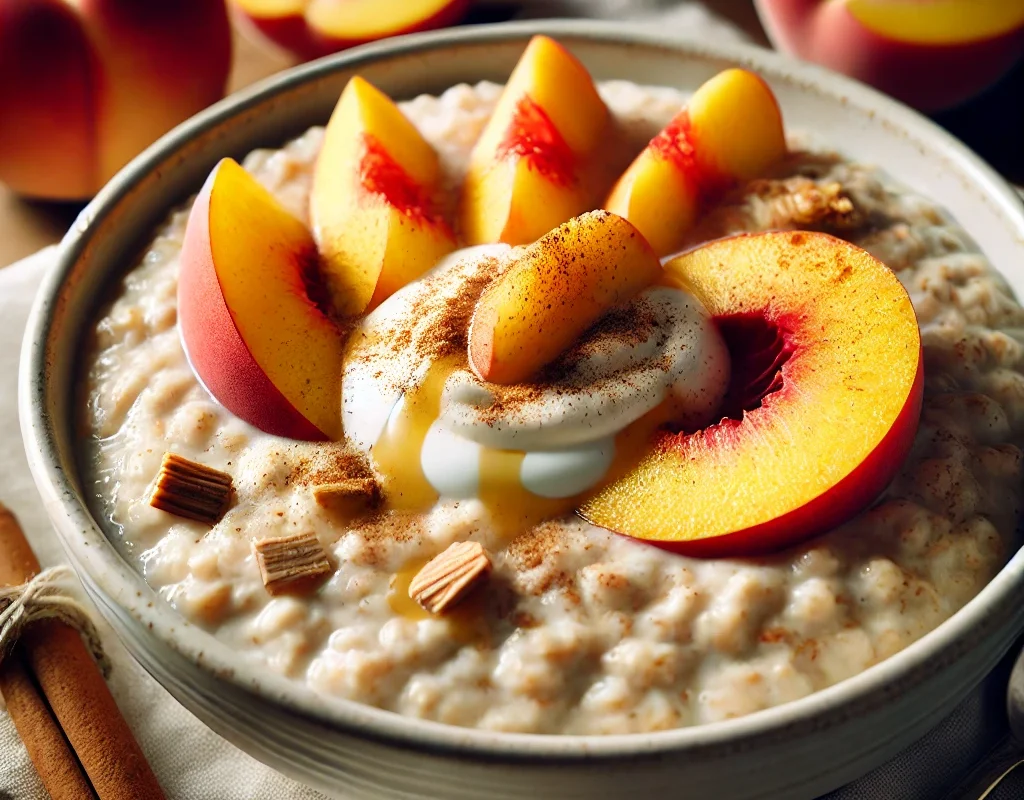 Peaches and Cream Oatmeal