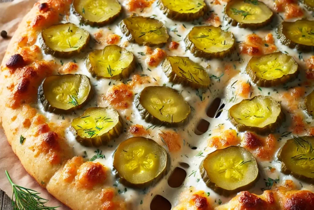 Pickle pie pizza