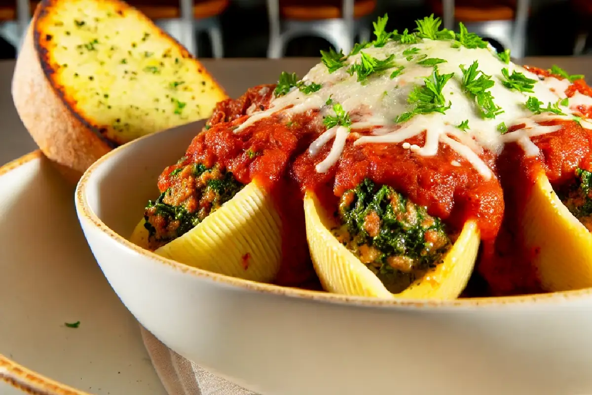 Stuffed shells with meat