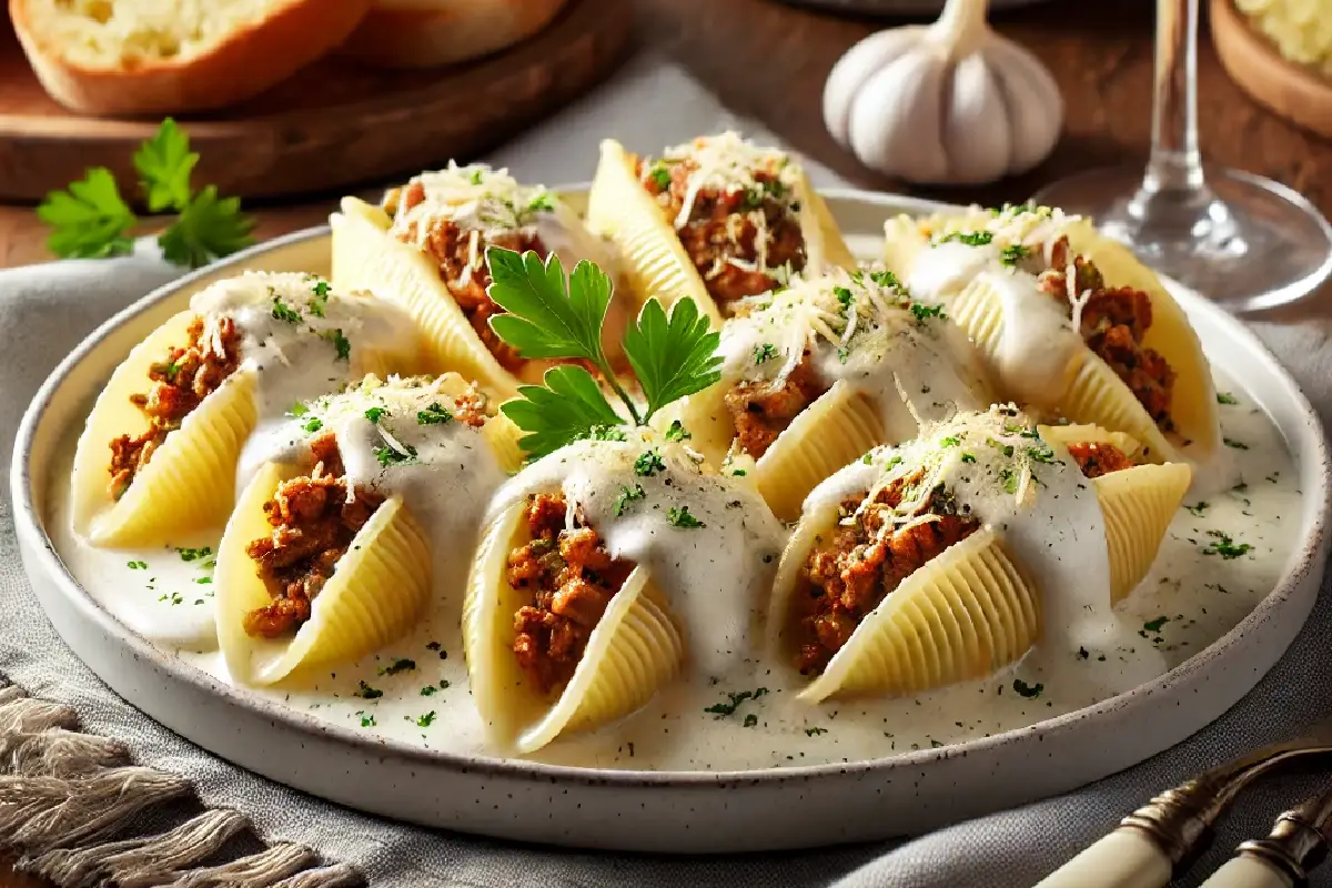 Stuffed shells with meat3