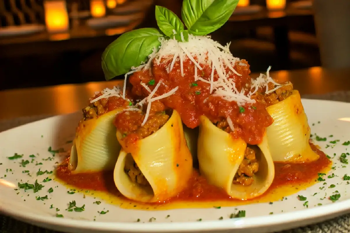 What are stuffed shells made of