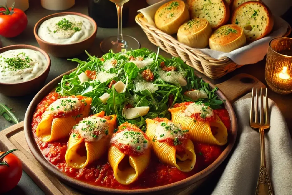 What goes well with stuffed shells