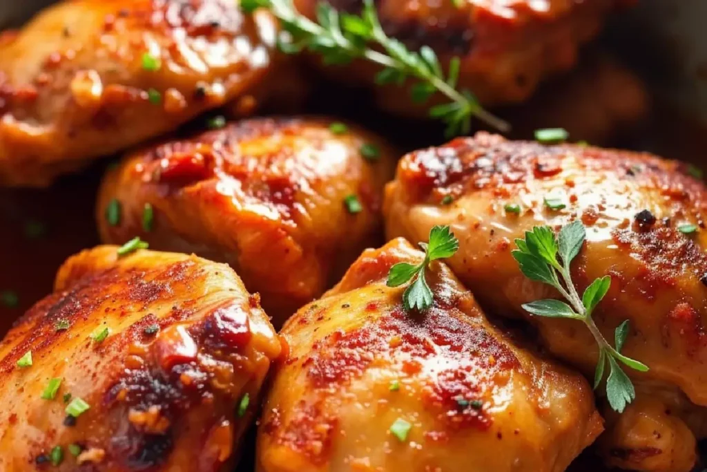 chicken thighs be cooked fast or slow