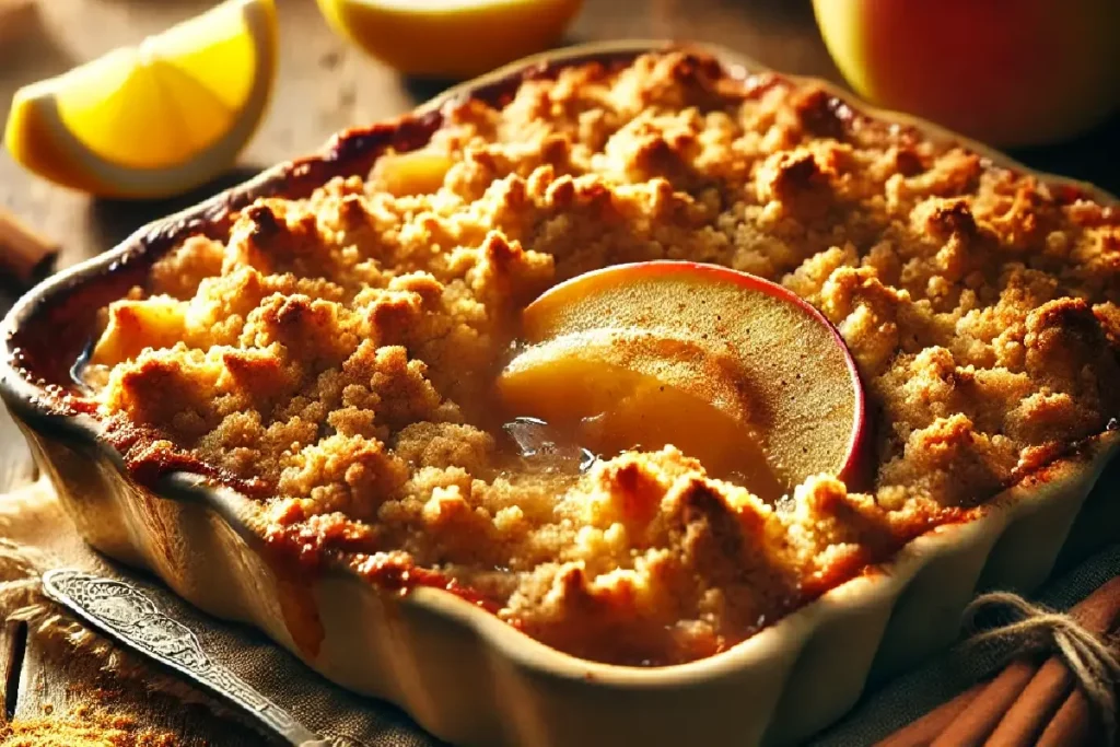 difference between apple cobbler and apple crumble