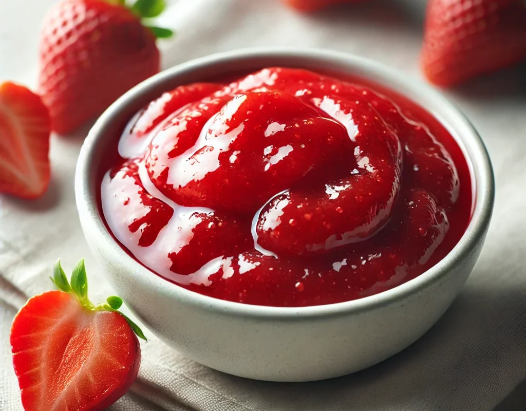 strawberry jam and strawberry puree3